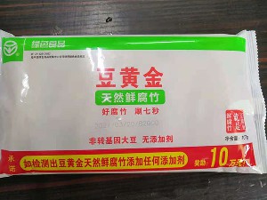 豆黄金天然鲜腐竹107g
