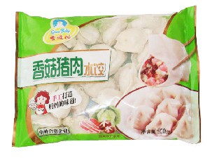 雪波比香菇猪肉水饺