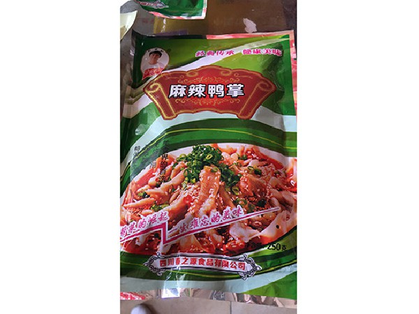 春之源麻辣鸭掌250克